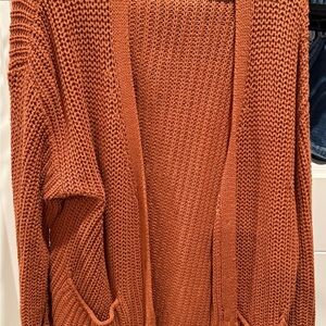 TALULAH Women's Cardigan - Rich Rust